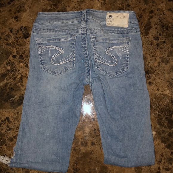 🎉 HOST PICK 🎉 Vintage Sliver Jeans - Picture 3 of 9
